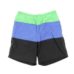 Vintage 90s Streetwear  Color block Swim Trunks
